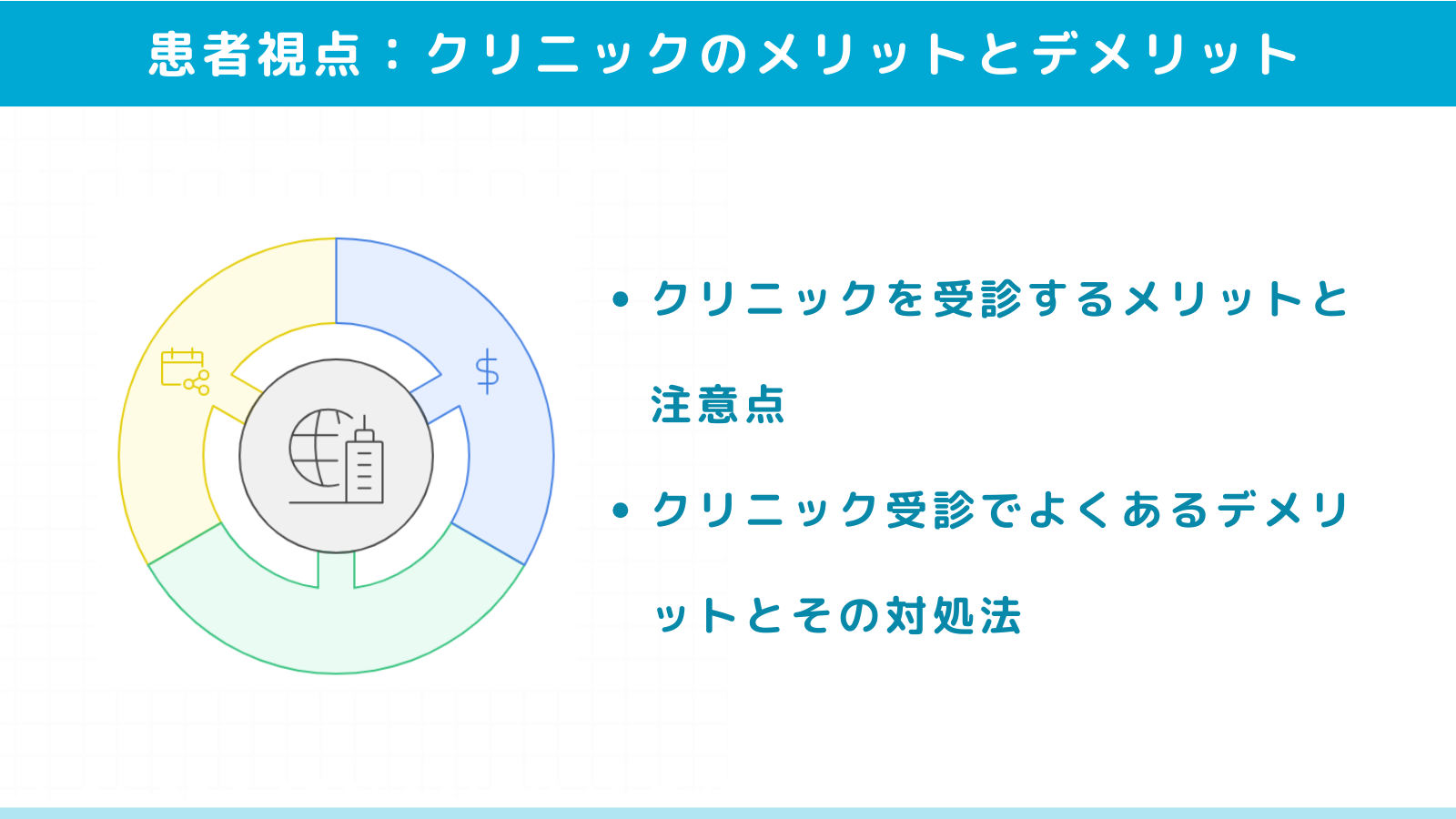 患者視点で見るクリニックのメリットとデメリット