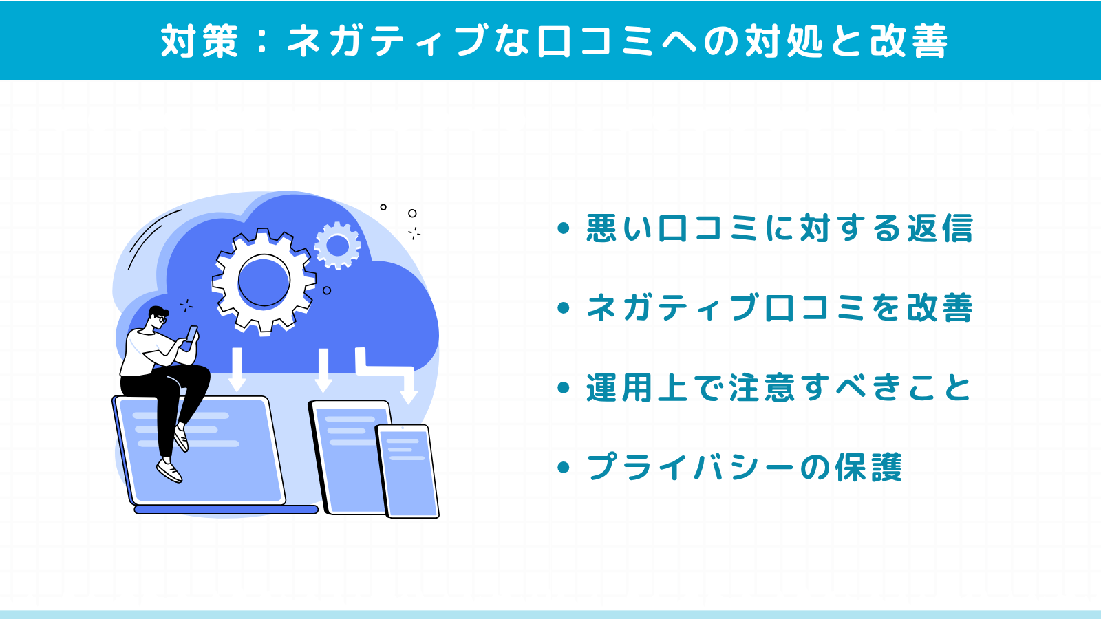 ネガティブな口コミへの対処法と改善策