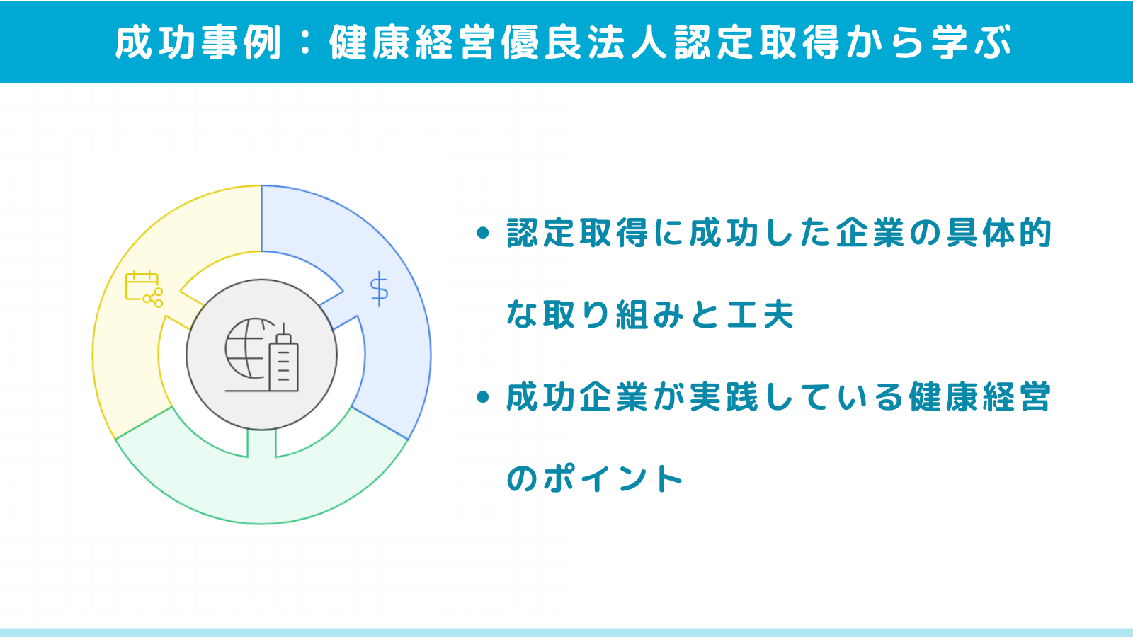健康経営優良法人認定取得の成功事例から学ぶ