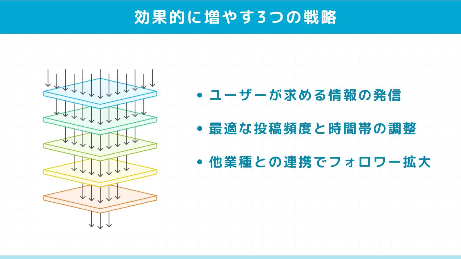 フォロワー数を効果的に増やす3つの戦略