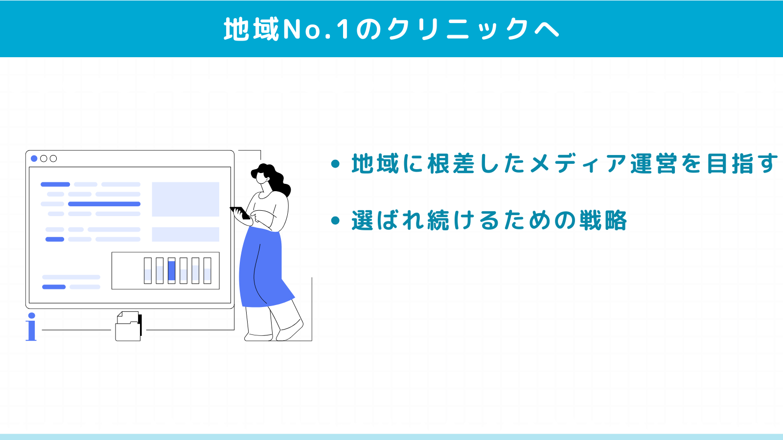 オウンドメディア活用で地域No.1のクリニックへ