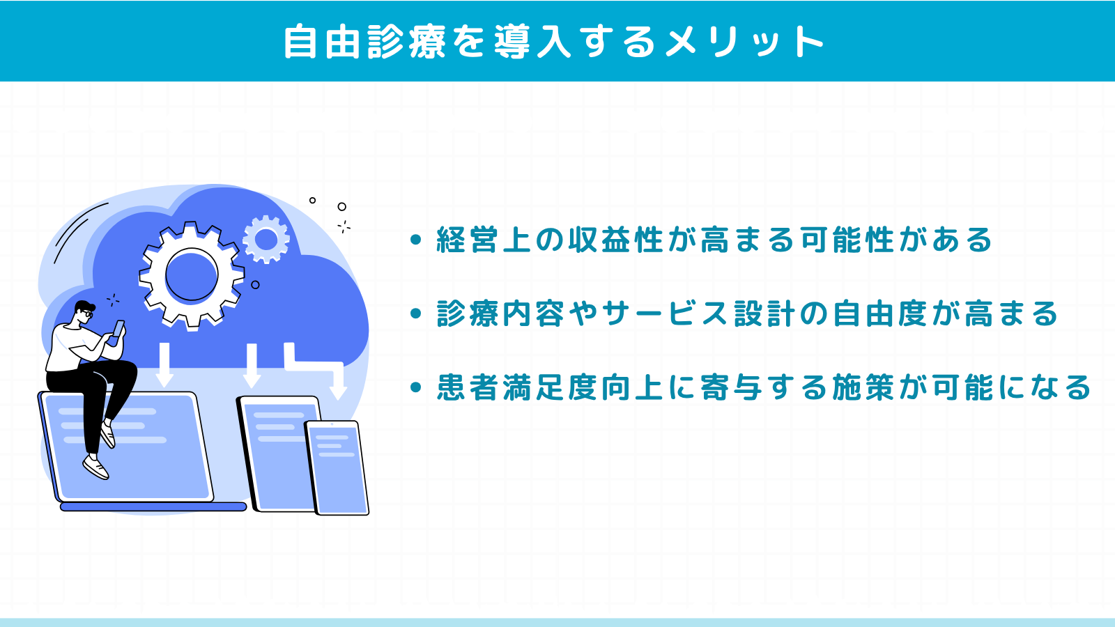 自由診療を導入するクリニック側のメリット