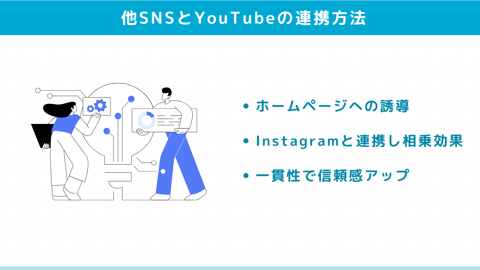 YouTubeと他のSNSやホームページの連携方法