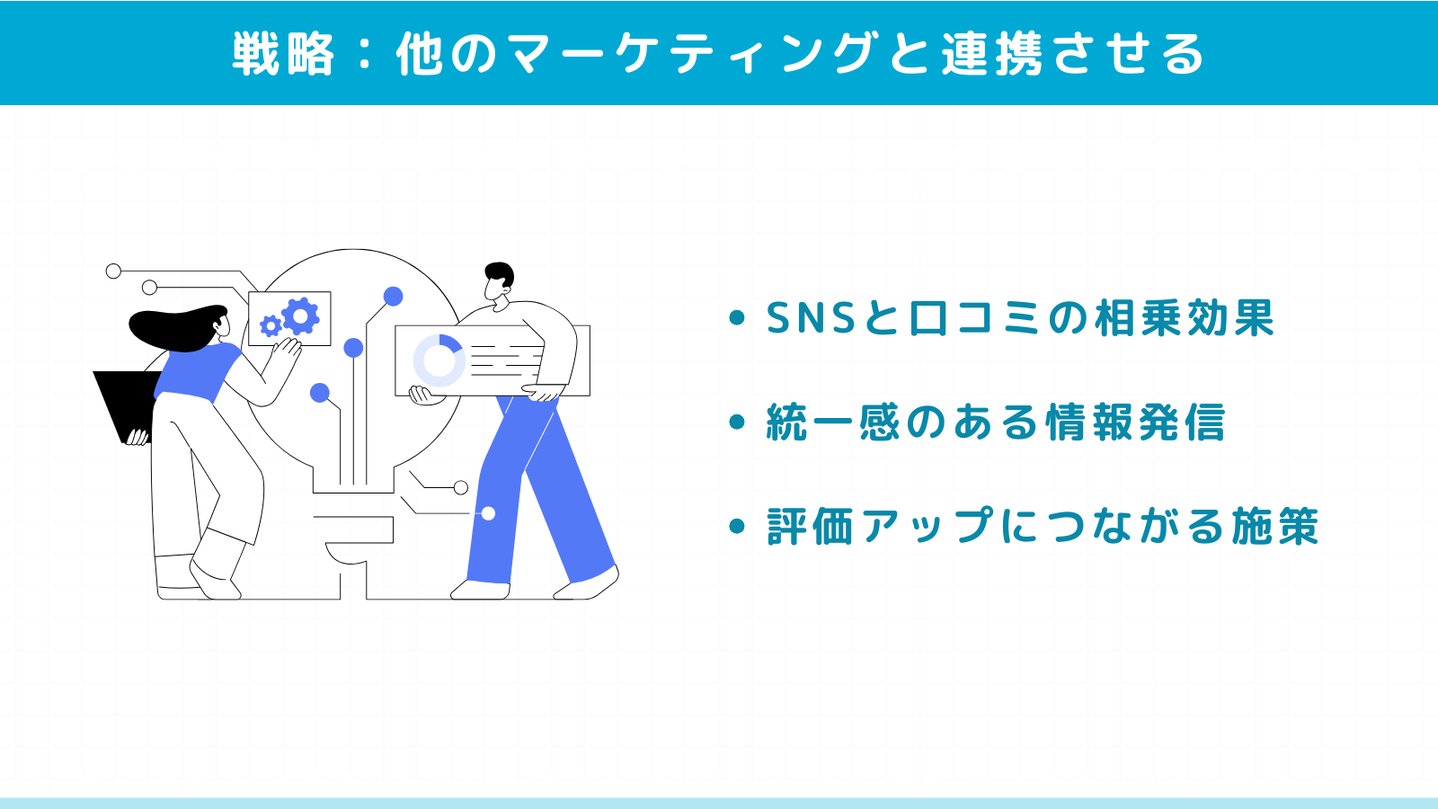 口コミマーケティングを他のマーケティングと連携させる