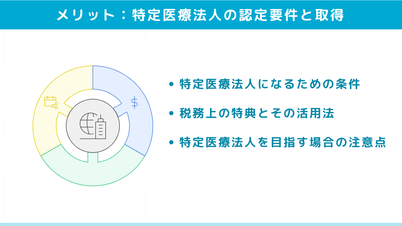 特定医療法人の認定要件と取得のメリット